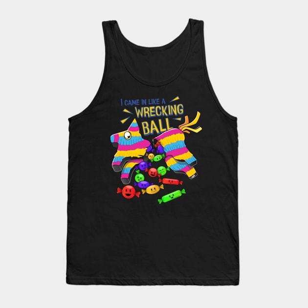 Piñata smash! Wrecking ball Tank Top by madebystfn